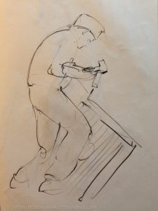 Italian-Flagstone Carver Sketch