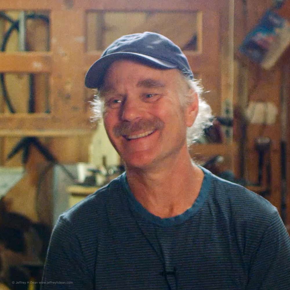 Jeff Dean, metal artist and Art of Heat Colored Steel Engraving course instructor.