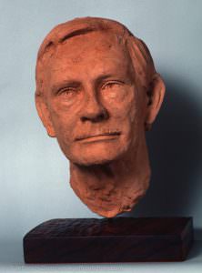 Clay Portrait of Lee Salisbury